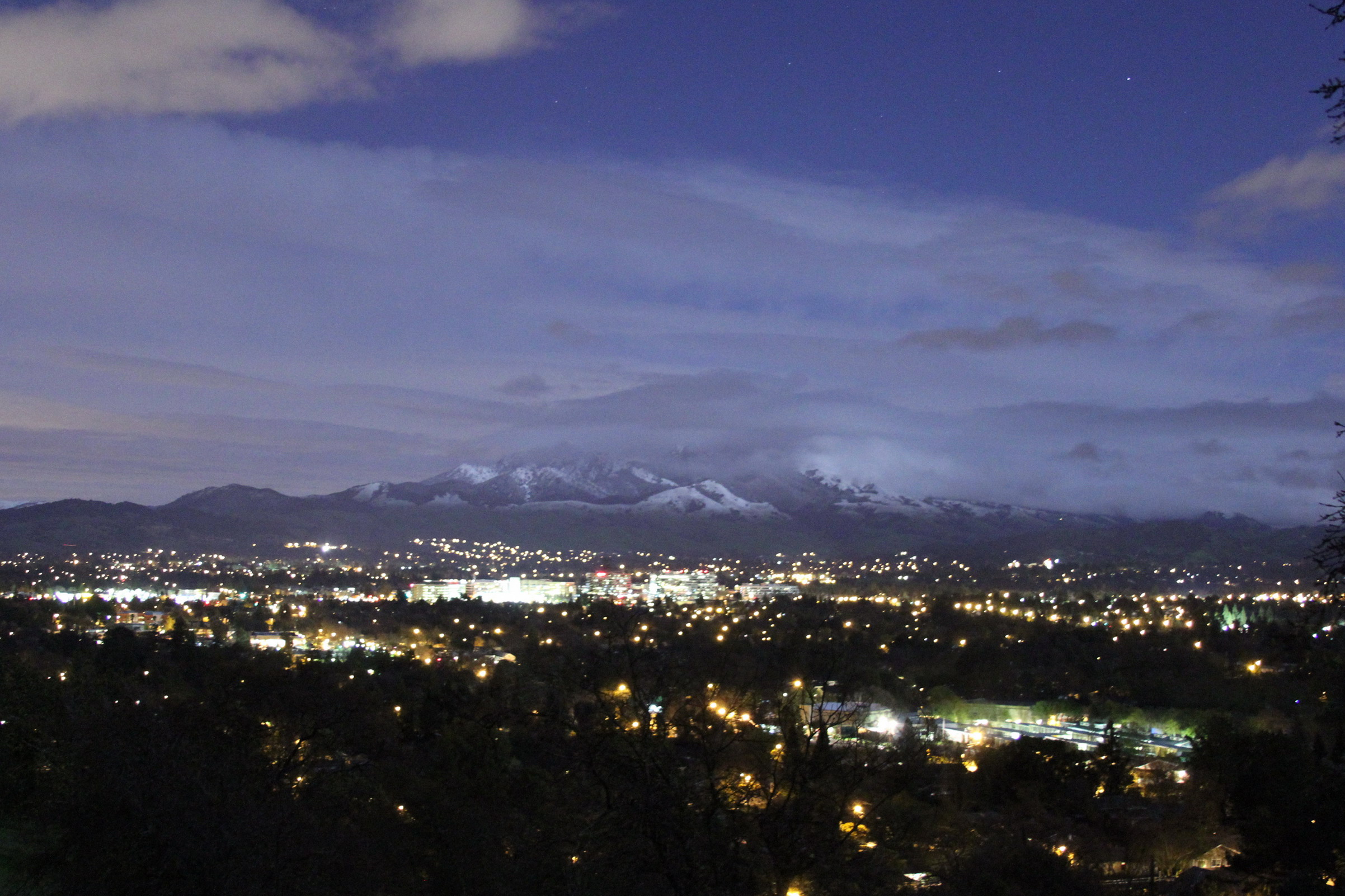 Snow in Contra Costa County