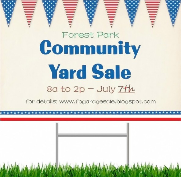 sample yard sale flyer