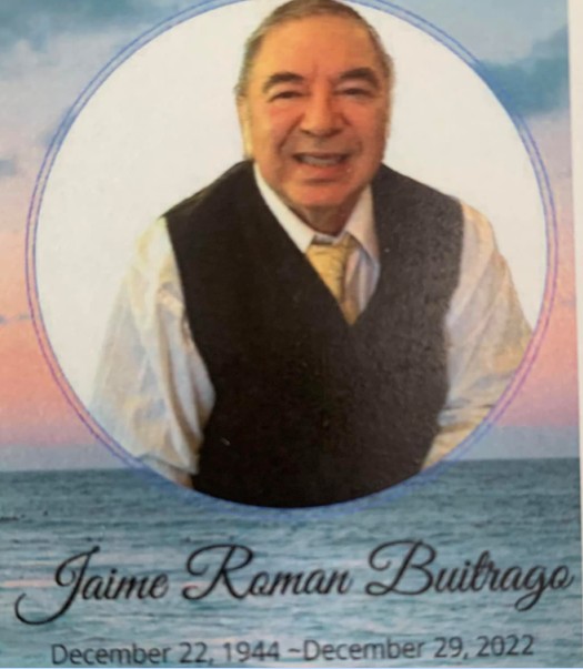 Obituary Jaime Roman Buitrago 1944 2022 Bay Point 